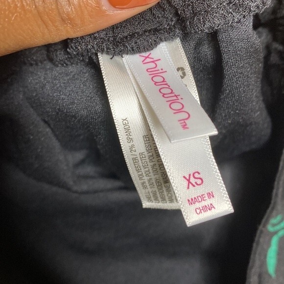 Xhilaration Embroidered Boho Print Black/Multicolor Shorts XS - Picture 3 of 4